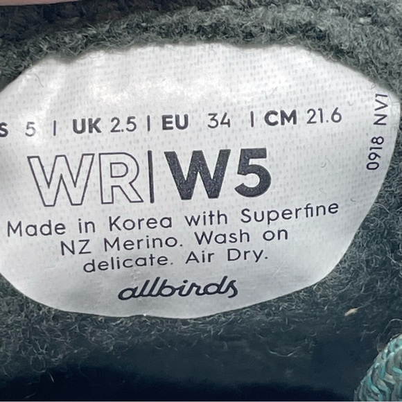 New Allbirds Women's Wool Runners Tuke Matcha Comfort Shoes Size 5 - Picture 5 of 7